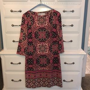 Dress by Wisp.  Aline with 3/4 sleeves